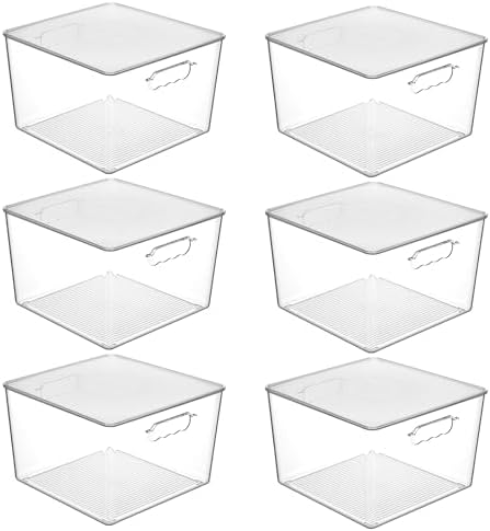 Vtopmart 6 Pack Extra Large Storage Bins with Lids