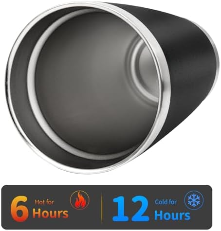 20oz Stainless Steel Tumbler with Lid, Travel Mug - Double Wall Vacuum
