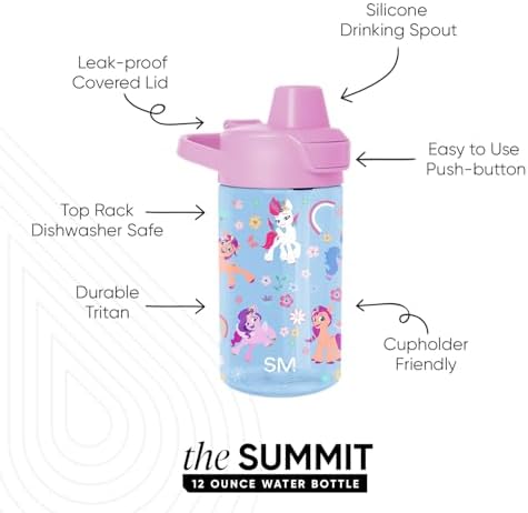 Simple Modern My Little Pony Plastic Kids Water Bottle | 12oz