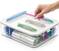 Bag Storage Organizer for Kitchen Drawer, Plastic Bag Container Holder