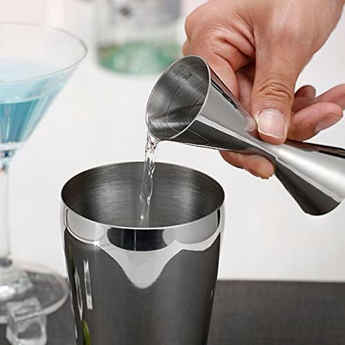 Double Cocktail Jigger Stainless Steel Measuring Cup with Measurement
