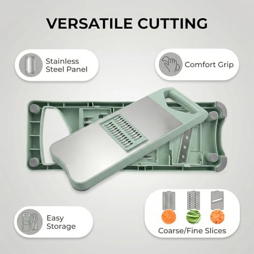 NACOLUS 3-Blade Stainless Steel Mandoline Slicer