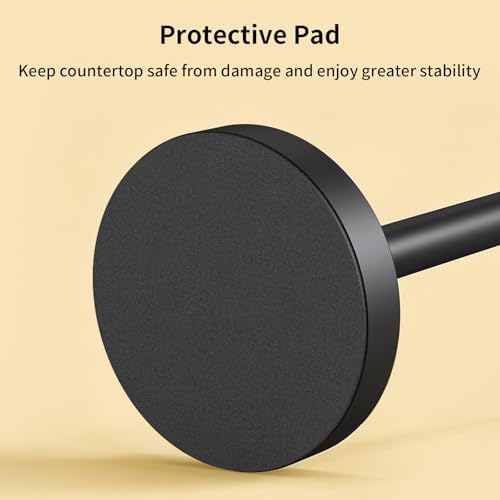 YUMORE Countertop Paper Towel Holder, 3.9lbs, Black