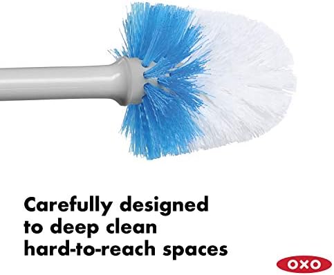 OXO Good Grips Toilet Brush and Holder, Gray