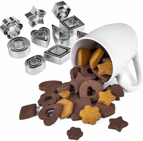 YomiFamily 30Pcs Mini Cookie Cutter Set