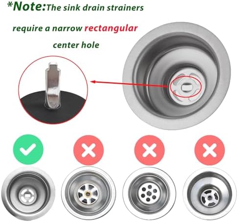 Stainless Kitchen Sink Basket Strainer,Sink Drain Strainer,Sink