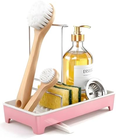 Minimalist Sink Caddy, Pink