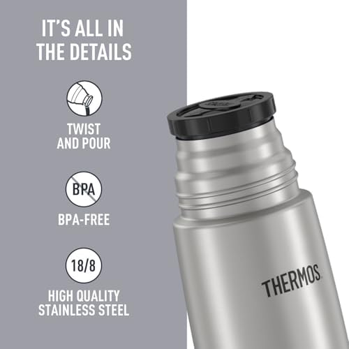 Thermos Vacuum Insulated 16 Ounce Compact Stainless Steel Beverage