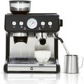 Deluxe Espresso Machine with Double Boiler, Burr Grinder