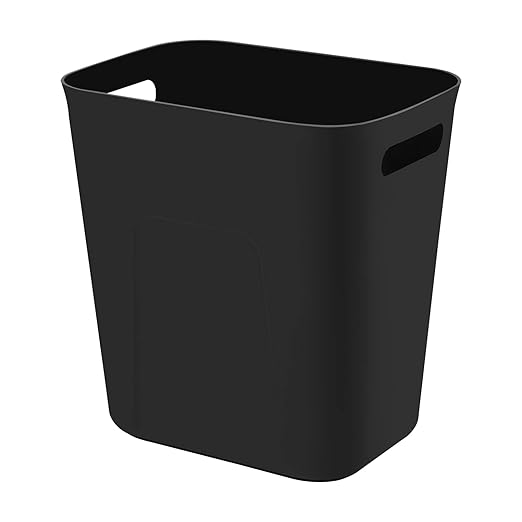 UUJOLY Plastic Small Trash Can Wastebasket, Garbage Container Basket by UUJOLY