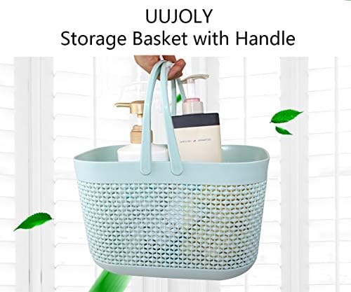 Plastic Portable Shower Caddy Basket, Storage Organizer with Handle