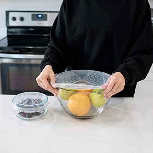 Modfamily Silicone Stretch Lids, 7 Pack