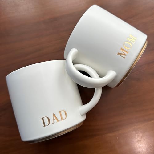 COLLECTIVE HOME - Mom and Dad Mug Set, 2 Pack Gift for Parents