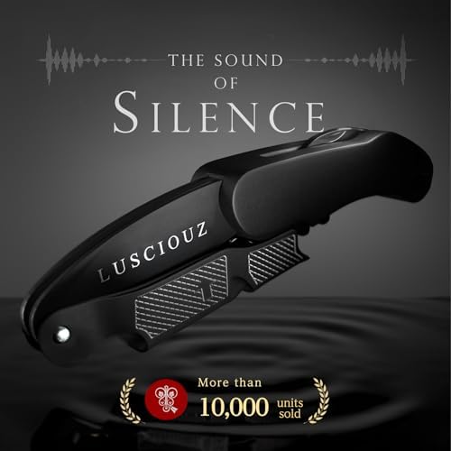 LUSCIOUZ Zero Resistance THE HELIX Corkscrew Silent Wine Bottle Opener
