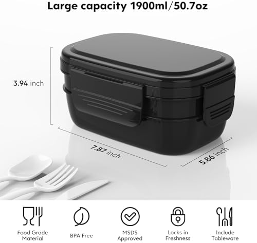 HOMETALL Bento Box Adult Lunch Box Containers