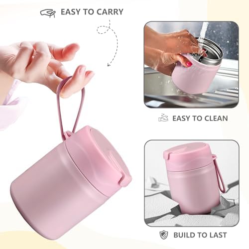 Pawtong 17oz Soup Thermo for Hot Food Kids Insulated Vacuum Food Jar