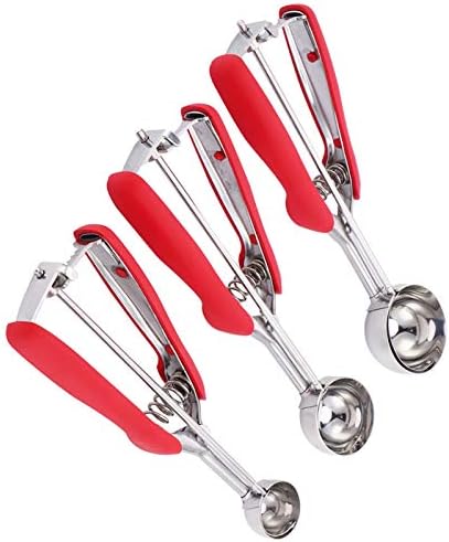 Zopsc Ice Cream Scoop Set, Cookies Scoop, Stainless Steel Ice Cream