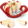 4.2" Upgrade Apple Slicer and Corer Ultra Sharp Blade Apple Cutter Red