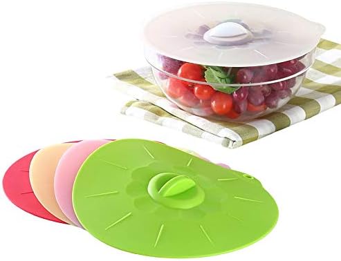 CANDeal Silicone Bowl Lids, Set of 5