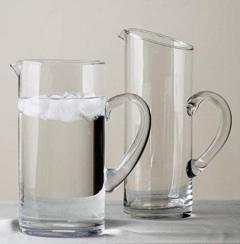 Glass Water Pitcher with Spout – Elegant Serving Carafe for Water