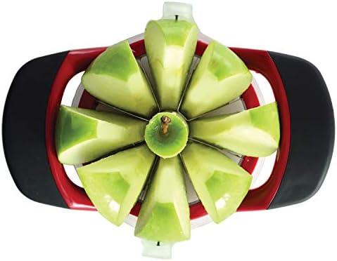 Norpro 5099 Grip Ez Fruit Wedger/Corer with Push Plate, 8 Sections