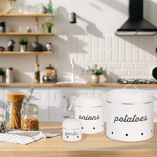 AuldHome Design Vegetable Storage Canister Set