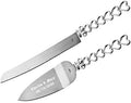 GIFTS INFINITY Personalized Wedding Cake Knife and Server Set with