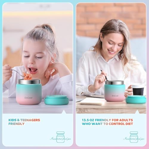 DaCool Kids Thermo for Hot Food Vacuum Stainless Steel Insulated Food