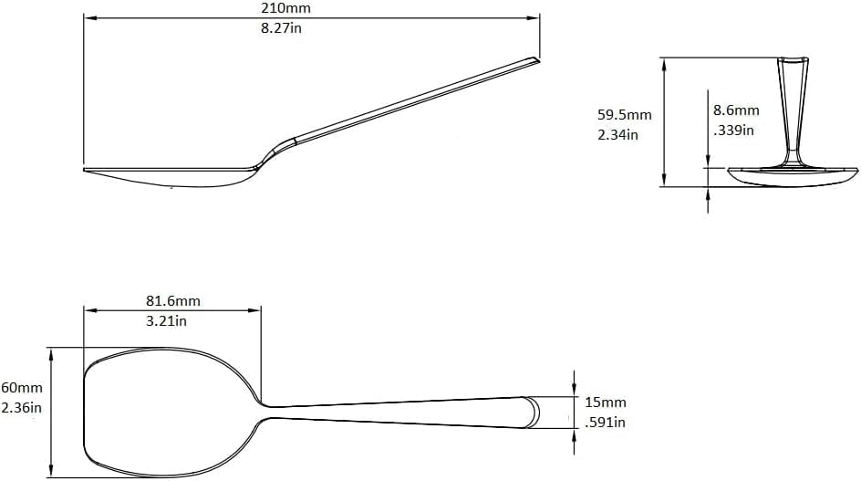 Rattleware 8.3′′ Ultimate Foam Spoon – Heavy-Duty Stainless Steel