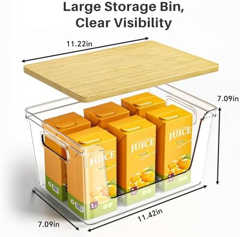 3 Set Pantry Organizer and Stackable Storage Kitchen,Sturdy and