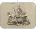 OTVEE Enjoy Bathtub with Wine Dish Drying Mat for Kitchen Counter