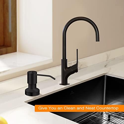 Kitchen Sink Soap Dispenser, Black