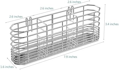NiuYichee 304 Stainless Steel Utensil Holder, Dish Drying Rack