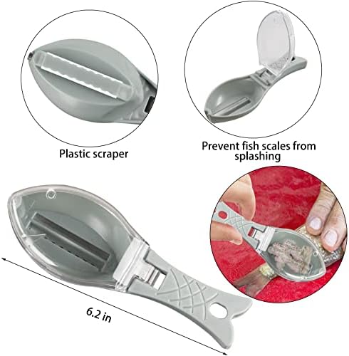 Openfly Fish Scaler Tool, Stainless Steel Fish Scaler Remover Fish