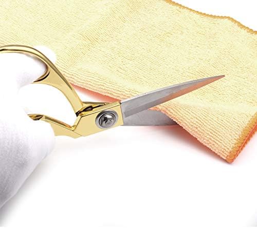 Gold 8" Tailor Scissors, Stainless Steel Craft, Fabric & Leather