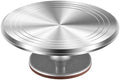Kootek 12" Cake Turntable, Silver