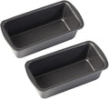 2PCS Small Loaf Pan for Baking Bread, 1lb Bread Loaf Tin, 7.5 x 3.5 x