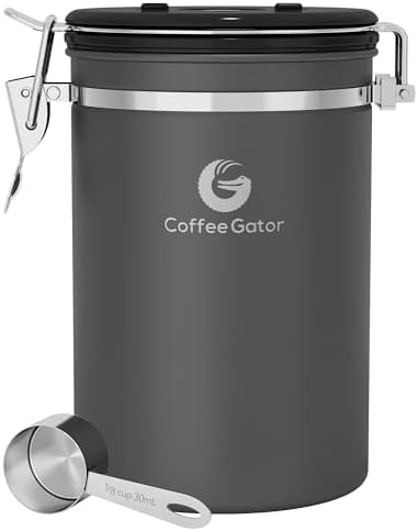 Coffee Gator 34oz French Press Coffee Maker and 22oz Coffee Canister