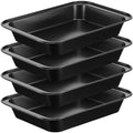 Set of 4 Rectangular Cake Pan, 9 x 13 Inch Non-Stick Baking Pans for