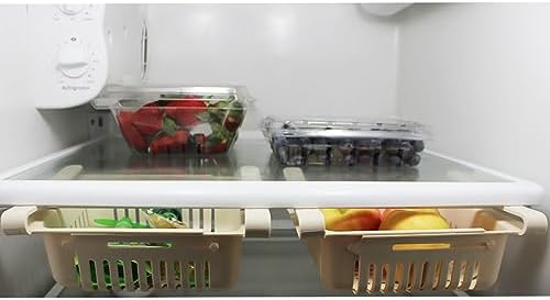 Fenzer Adjustable Drawer for Fridge Kitchen Organizer Adjustable