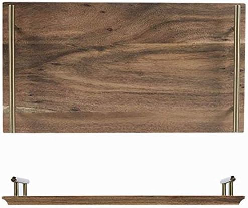 zaizai Wood Serving Platters, Plate Serving Tray, with Stylish Natural