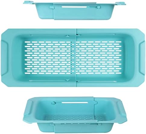 Qimh Colander Collapsible, Over the Sink Colanders and Strainers