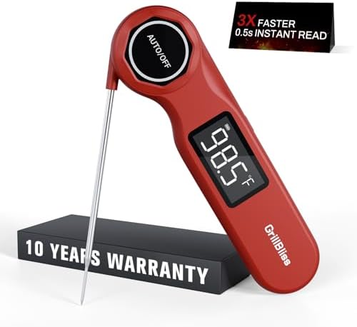 GrillBliss Rechargeable Digital Meat Thermometer