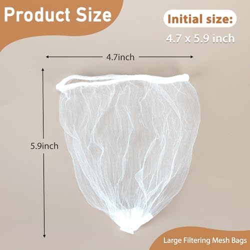 250 PCS Kitchen Sink Strainer Mesh Bags