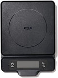 OXO Good Grips 5-lb Kitchen Scale with Pull-Out Display, Black