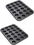 48-Cup Mini Muffin Pan, Carbon Steel Nonstick