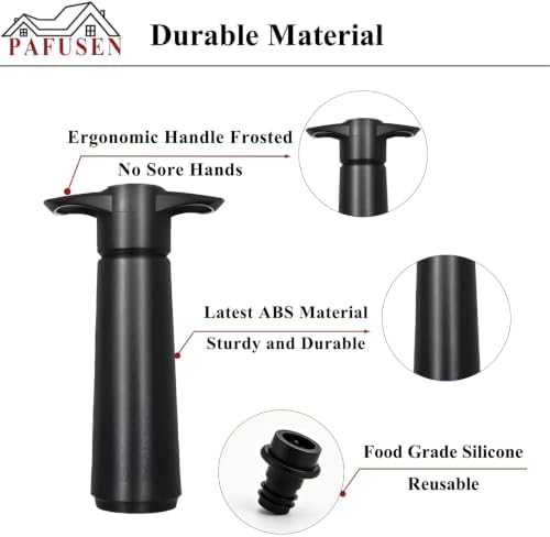 Wine Stoppers Vacuum with Pump, Keep Wine Fresh for up to 7 Days -1