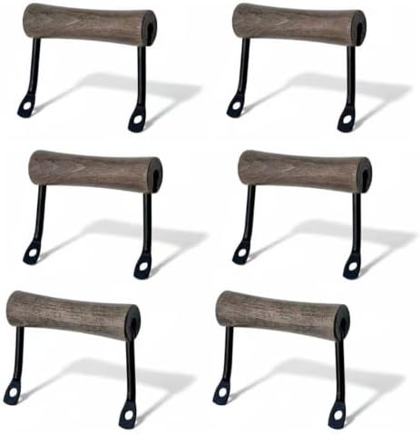 Serving Tray Handles, Wood and Metal Side Fixing Handles for