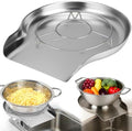 Palksky Colander and Strainer Self Drainer Base Plate Stainless Steel