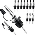 Pafusen 12 Pack Liquor Pour Spout With Dust Caps - Bottle Pourers for